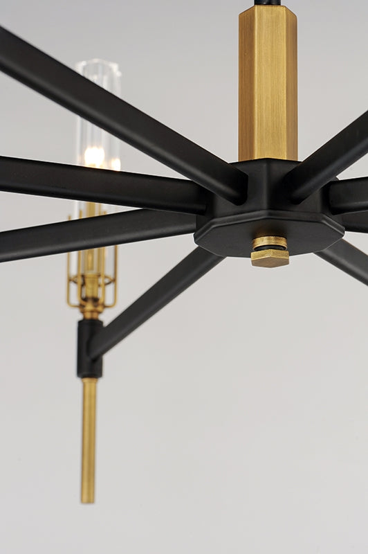 Maxim 16128 Flambeau 8-lt 33" LED Chandelier