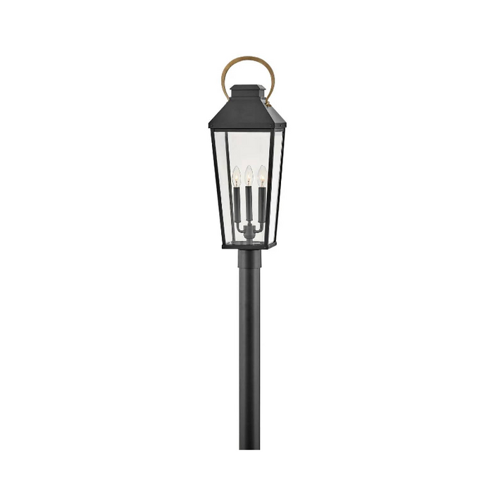 Hinkley 17501 Dawson 3-lt 30" Tall LED Outdoor Post / Pier Mount Lantern