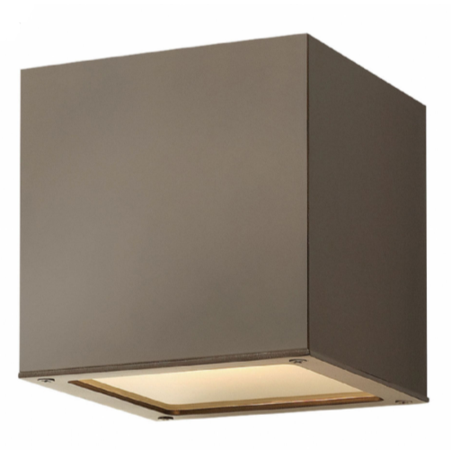 Hinkley 1769 Kube 2-lt 6" LED Outdoor Wall Light
