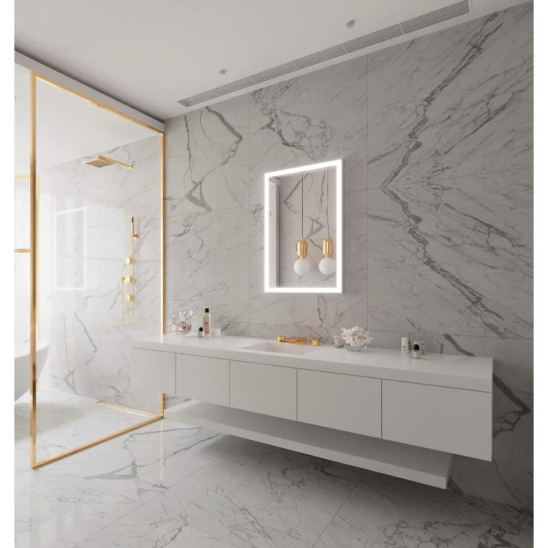 Paris Mirror Galaxy 24 x 36 Rectangle LED Illuminated Mirror, RGBW