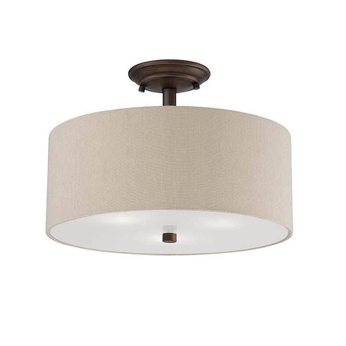 Millennium 3123 Jackson 3-lt Semi Flushmount