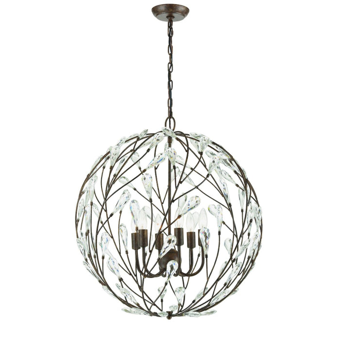 ELK 18258 Crislett 6-lt 25" Chandelier