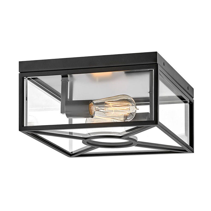 Hinkely 18373 Brixton 2-lt 12" LED Outdoor Flush Mount