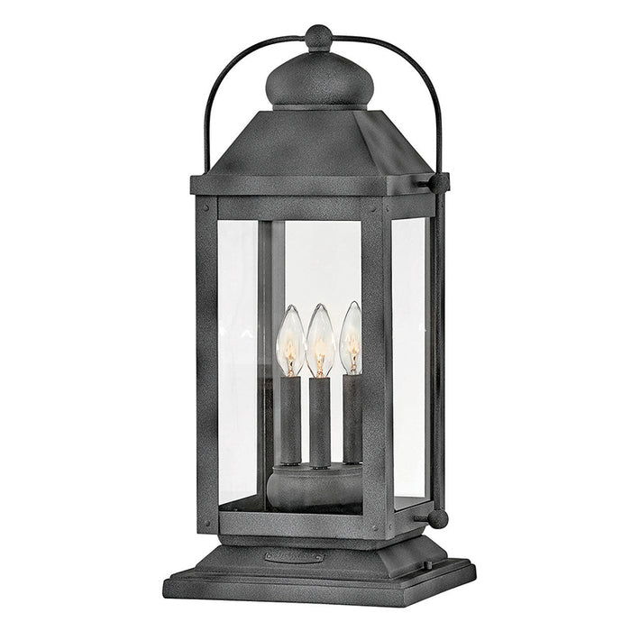 Hinkley 1857-LV Anchorage Large 3-lt 24" Tall LED Outdoor Post Light, 12V