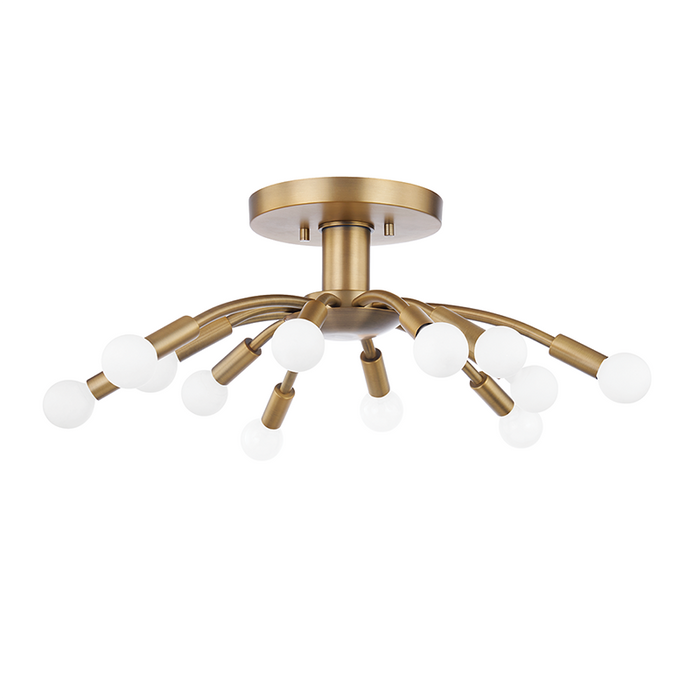 Troy C2812 Tristan 12-lt 25" Semi Flush
