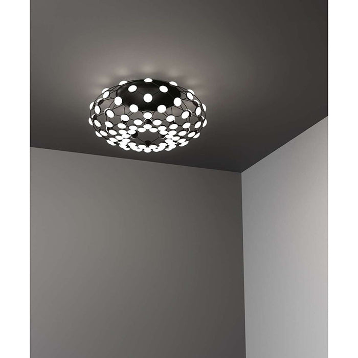 Luceplan D86PLN Mesh Ceiling 28" LED Semi Flush