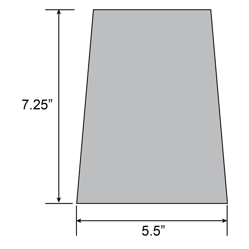 Access 20050LEDDMG Edge 1-lt 7" Tall LED Outdoor Wall Mount