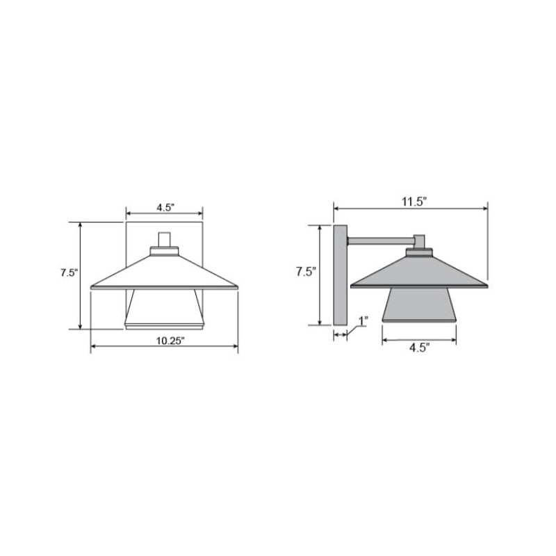 Access 20060 Silo 1-lt LED Outdoor Wall Sconce