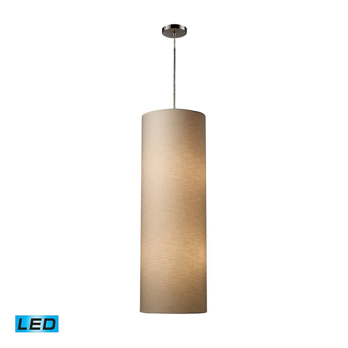 ELK 20160/4 Fabric Cylinders 4-lt LED Pendant
