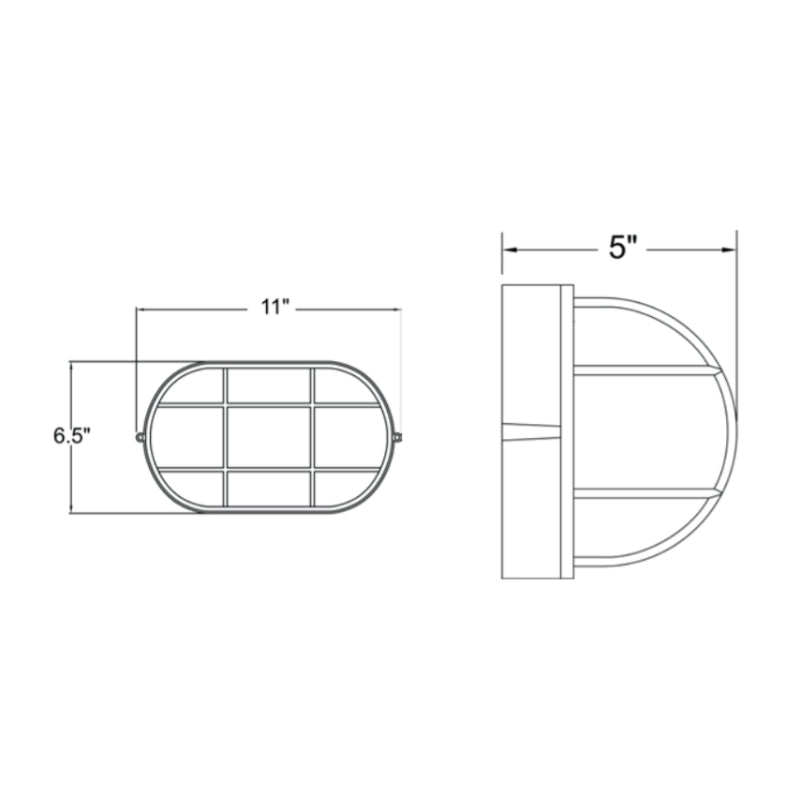 Access 20292 Nauticus 1-lt 11" Outdoor Bulkhead