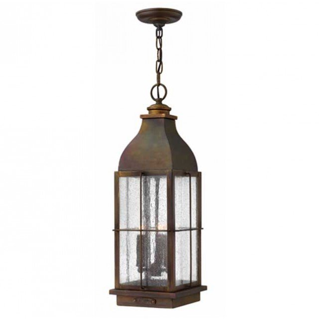Hinkley 2042 Bingham 3-lt 8" LED Outdoor Pendant