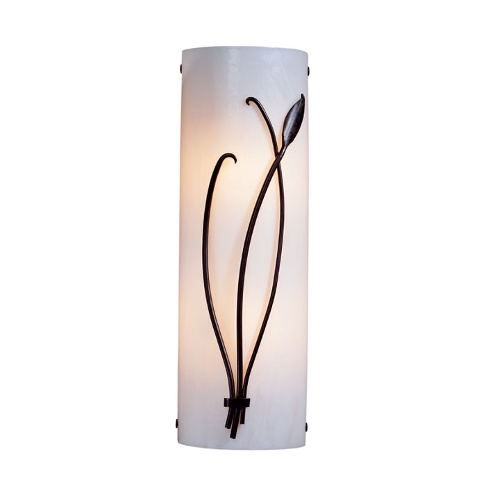 Hubbardton Forge 205770 Forged Leaf and Stem 2-lt 17" Tall Wall Sconce