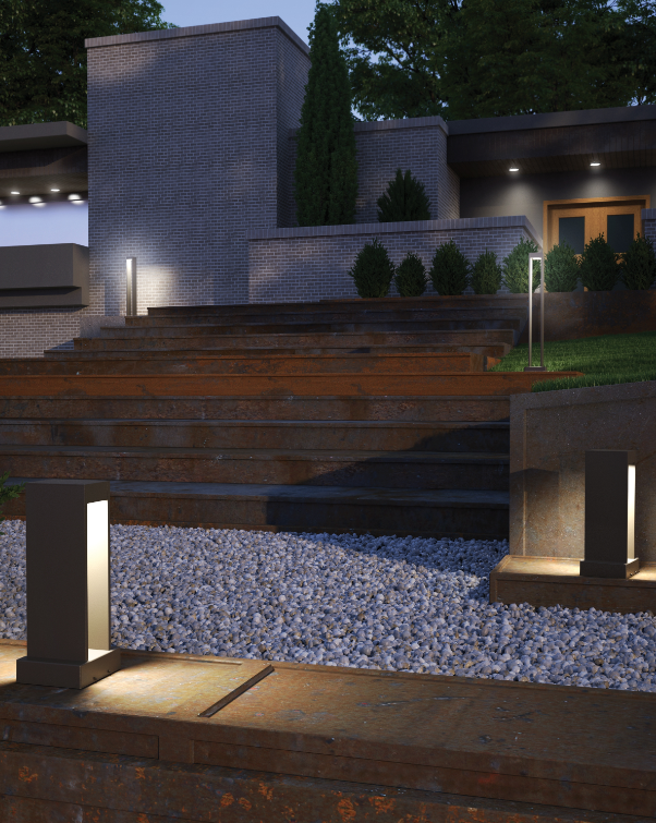 Visual Comfort 700OASYN Syntra 18" Tall Outdoor LED Path Light