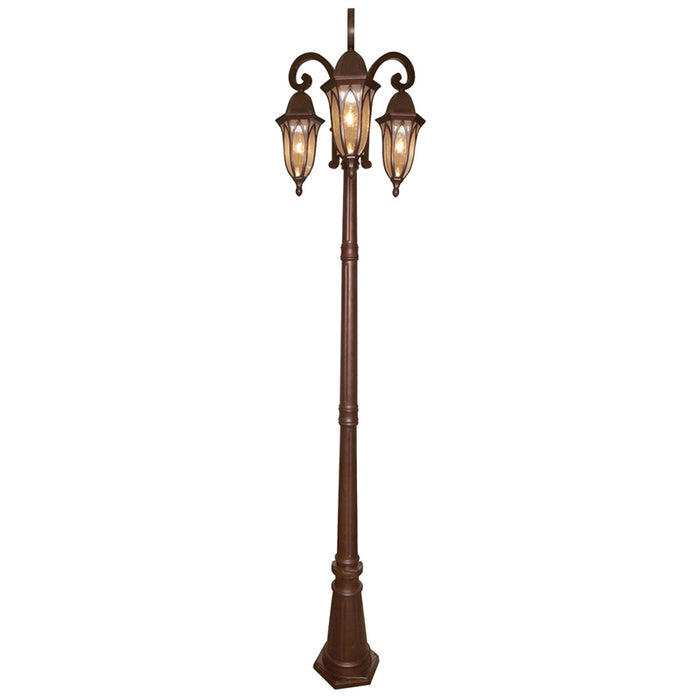 Designers Fountain 20613 Berkshire 3-lt 89" Tall Outdoor Post Light