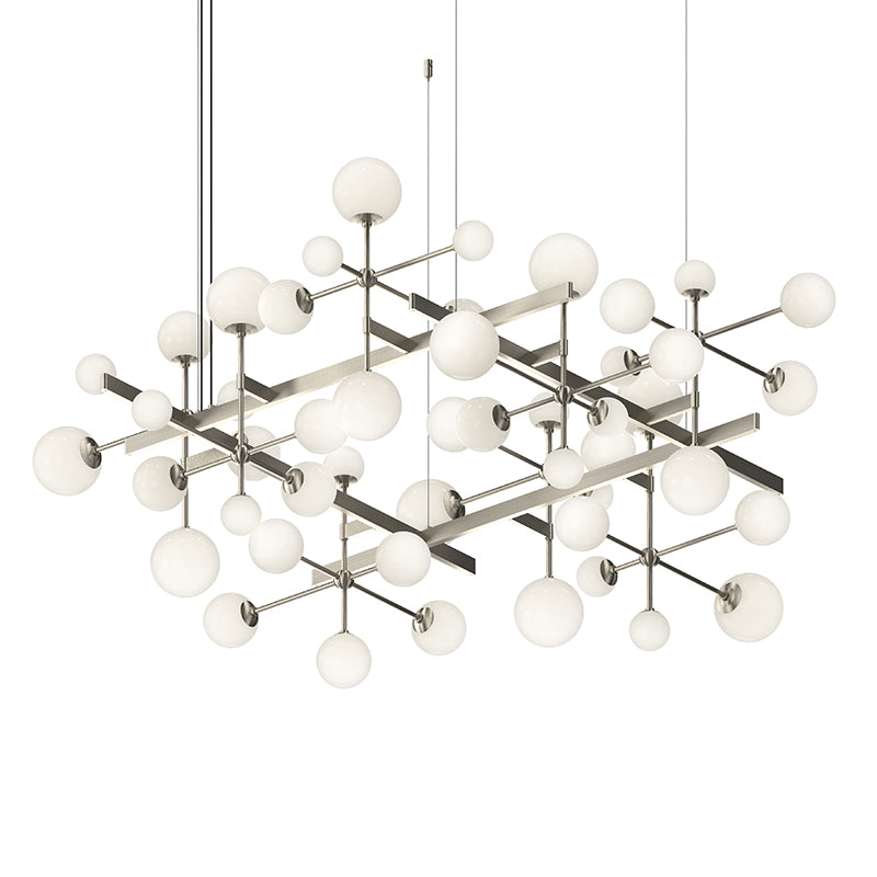Sonneman 2065 Nebula Square 15-lt 61" LED Pendant