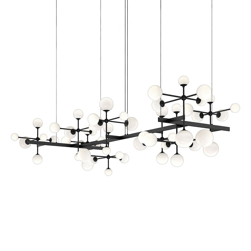 Sonneman 2067 Nebula Zig Zag 19-lt 96" LED Pendant