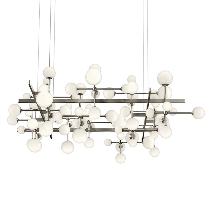 Sonneman 2068 Nebula Large Square 31-lt 80" LED Pendant