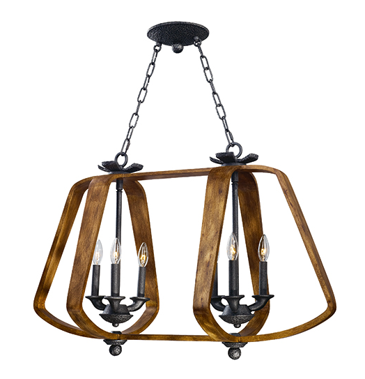 Maxim 20927 Road House 6-lt 36" Chandelier