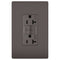 Legrand 2097TRWR Radiant Spec-Grade Weather-Resistant 20A Self-Test Duplex GFCI Wall Outlet