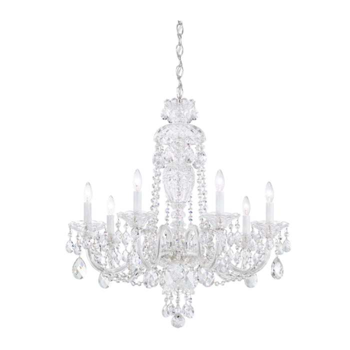 Schonbek 2995 Sterling 7-lt 25" Chandelier