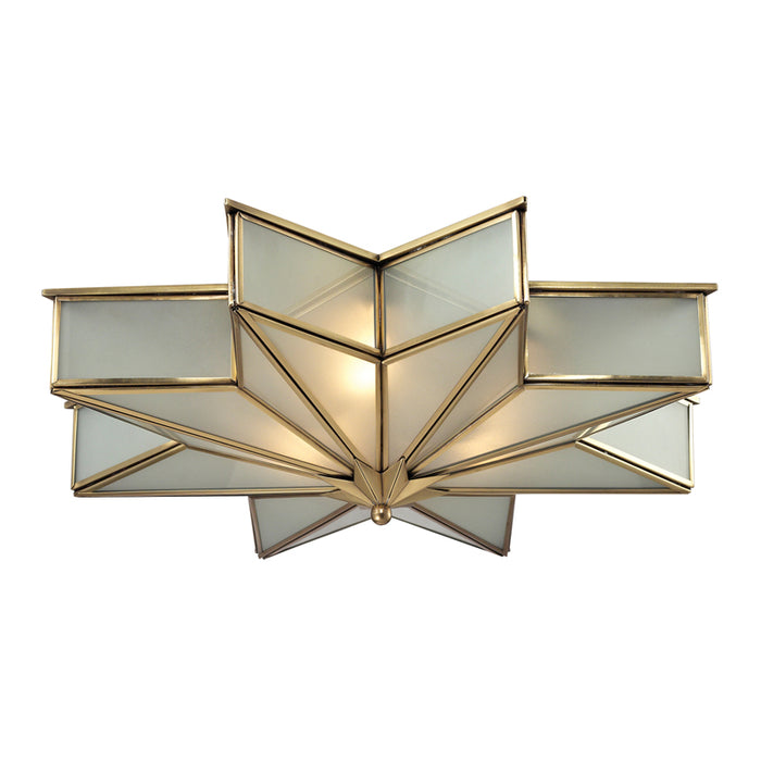 ELK 22011 Decostar 3-lt 21" Flush Mount