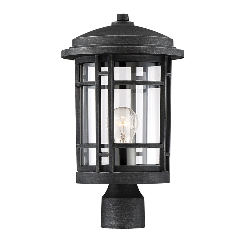 Designers Fountain 22436 Barrister 1-lt 15" Tall Outdoor Post Lantern
