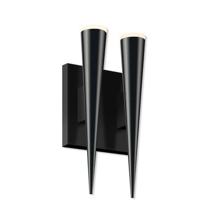 Sonneman 2382 Micro Cone 2-lt 10" Tall LED Double Sconce