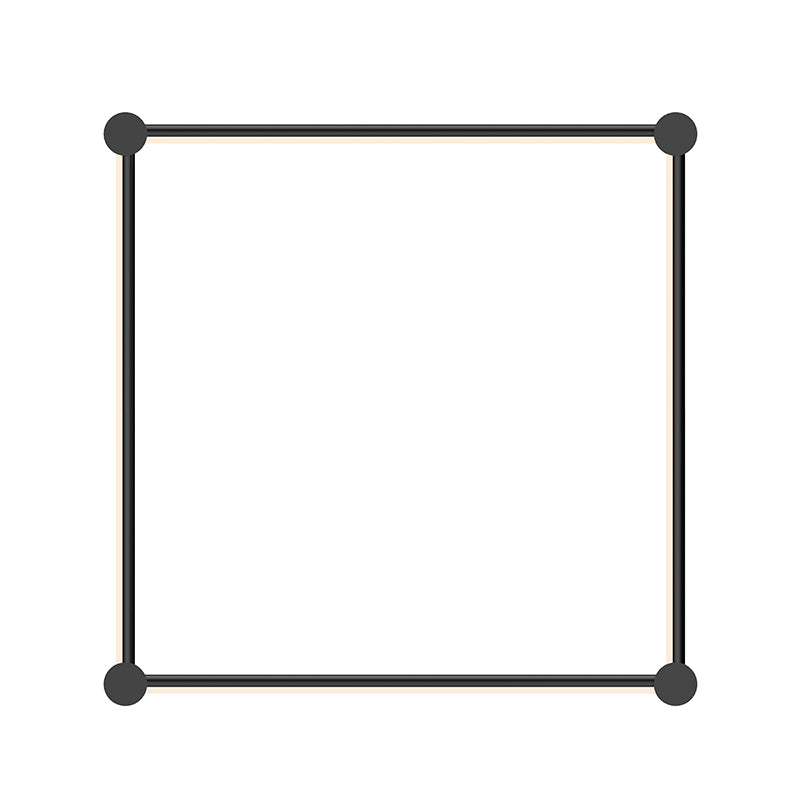 Sonneman Purolinear 360 4-lt 25" Square LED Wall Bar