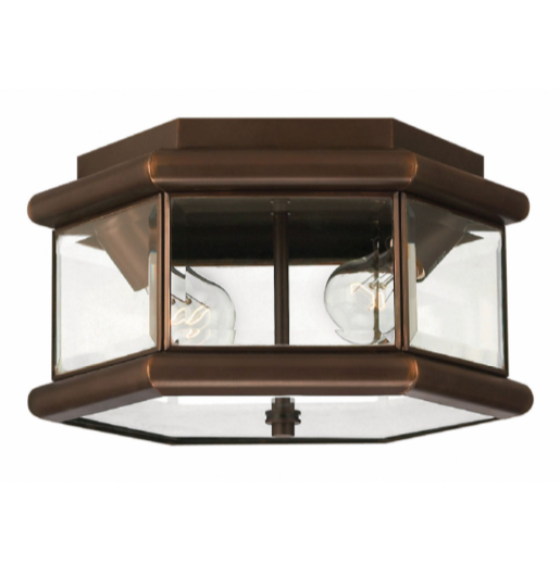 Hinkley 2429 Clifton Park 2-lt 11" LED Outdoor Flush Mount
