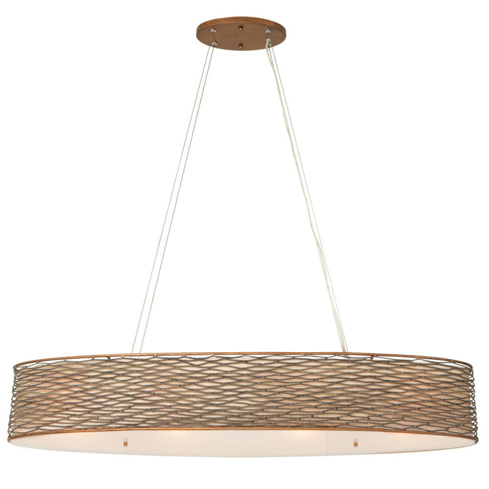 Varaluz 247N04 Flow 4-lt 36" Oval Linear Pendant