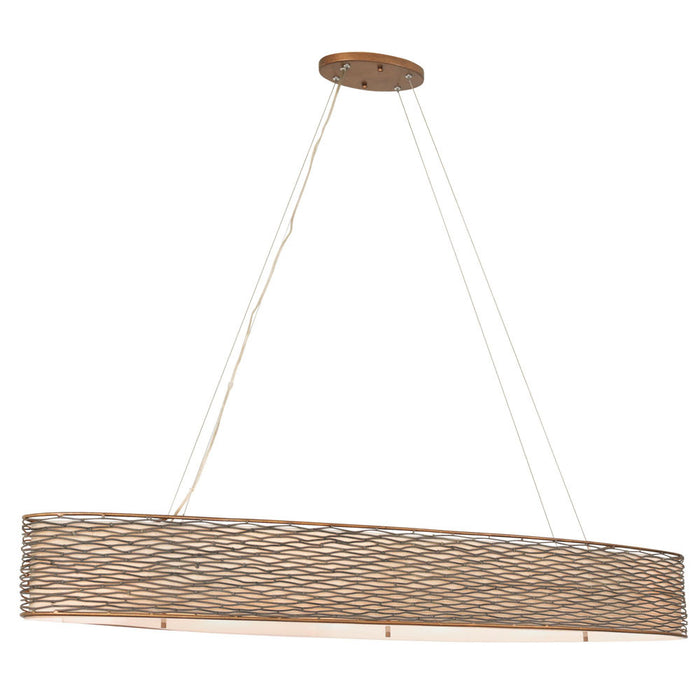 Varaluz 247N06 Flow 6-lt 48" Oval Linear Pendant