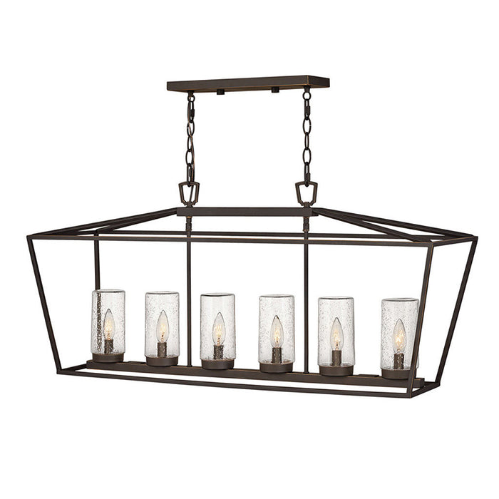 Hinkley 2569-LL Alford Place 6-lt 40" LED Outdoor Linear Pendant,120V
