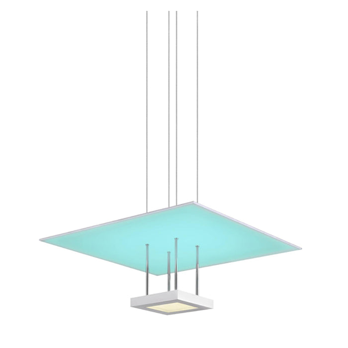 Sonneman 2602 Chromaglo Spectrum 20" LED Square Reflector Pendant