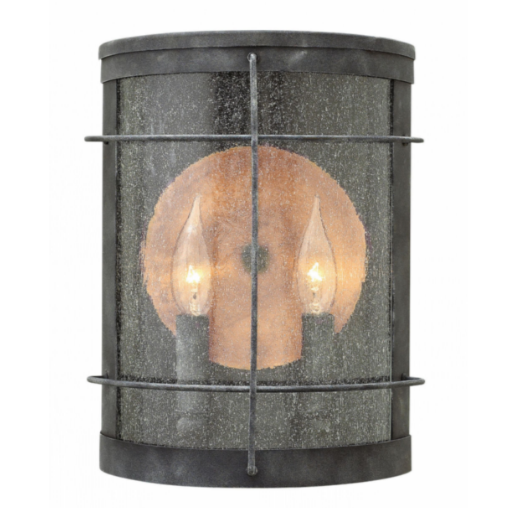 Hinkley 2624 Newport 2-lt 12" Tall LED Outdoor Wall Light