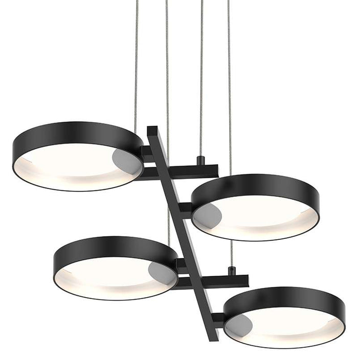 Sonneman 2655 Light Guide Ring 4-lt 38" LED Bar Chandelier