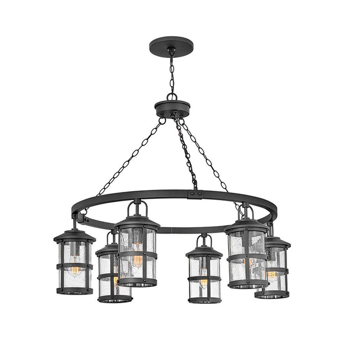 Hinkley 2689-LL Lakehouse Medium 6-lt 42" LED Outdoor Chandelier