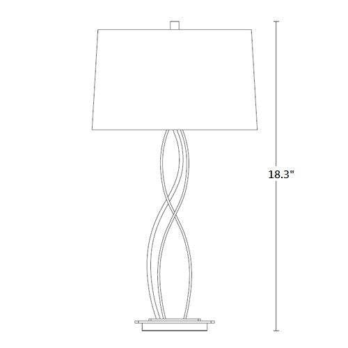 Hubbardton Forge 272686 Almost Infinity 1-lt 27" Tall Table Lamp