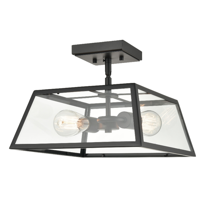 Millennium 8022 Grant 2-lt 13" Outdoor Semi Flush