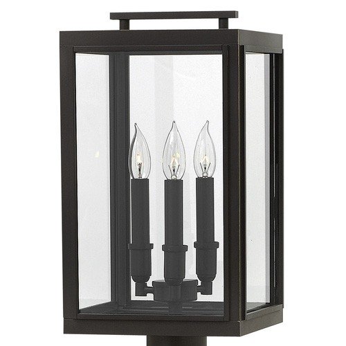 Hinkley 2911-LL Sutcliffe 3-lt 20" Tall LED Outdoor Post Light