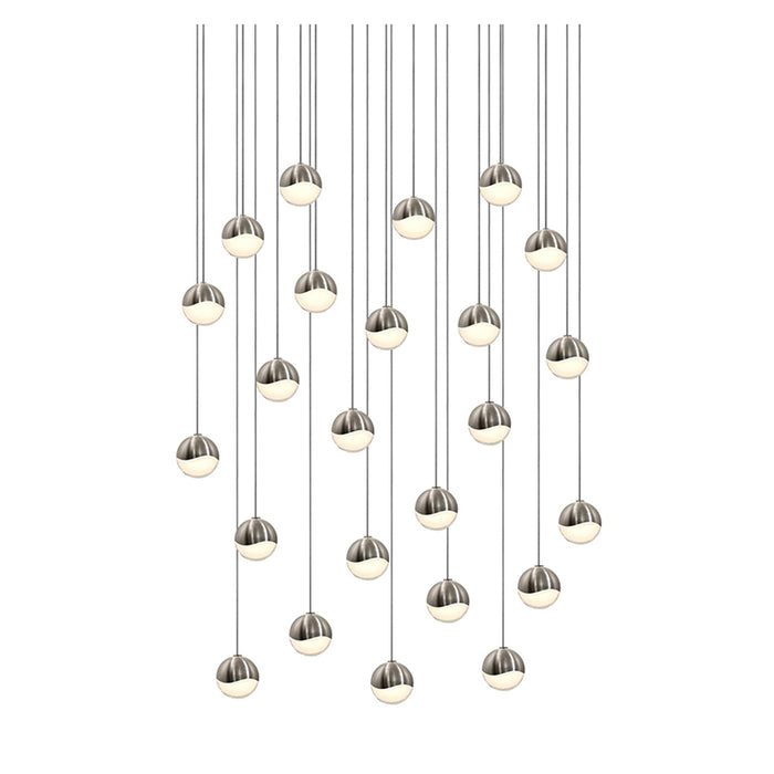 Sonneman 2918 Grapes 24-lt 26" LED Round Multipoint Pendant - Small