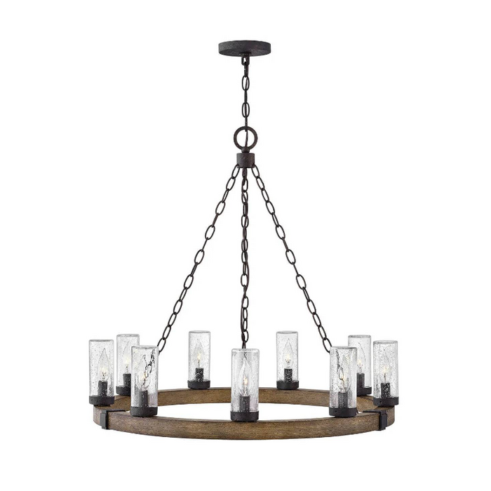 Hinkley 29208 Sawyer 9-lt 30" LED Outdoor Chandelier