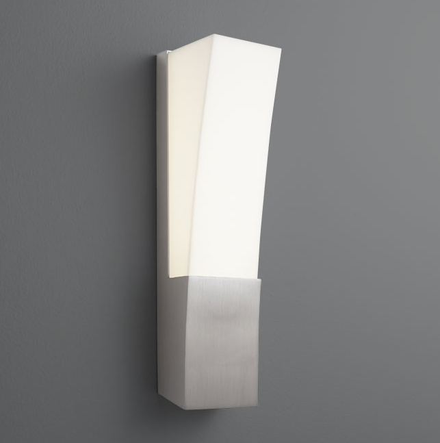 3-512 Crescent 14"H 1-lt LED Wall Sconce