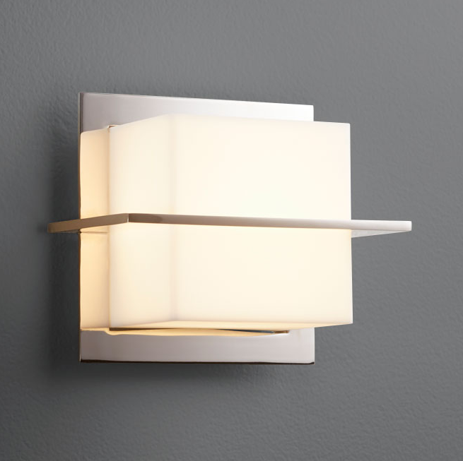 Oxygen 3-541 Metrix 1-lt 6" Tall LED Wall Sconce