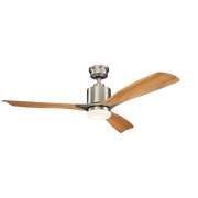 Kichler 300027 Ridley II 52" Ceiling Fan with LED Light