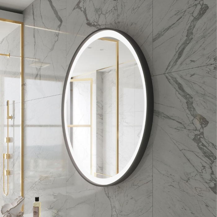 Paris Mirror Chic 40 x 40 Round LED Illuminated Mirror