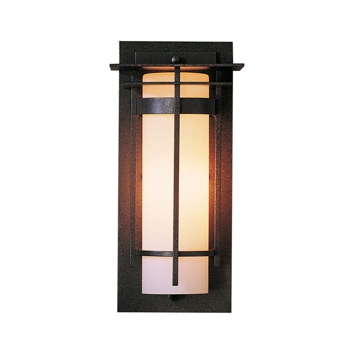 Hubbardton Forge 305992 Banded Small 1-lt 13" Tall Outdoor Wall Sconce