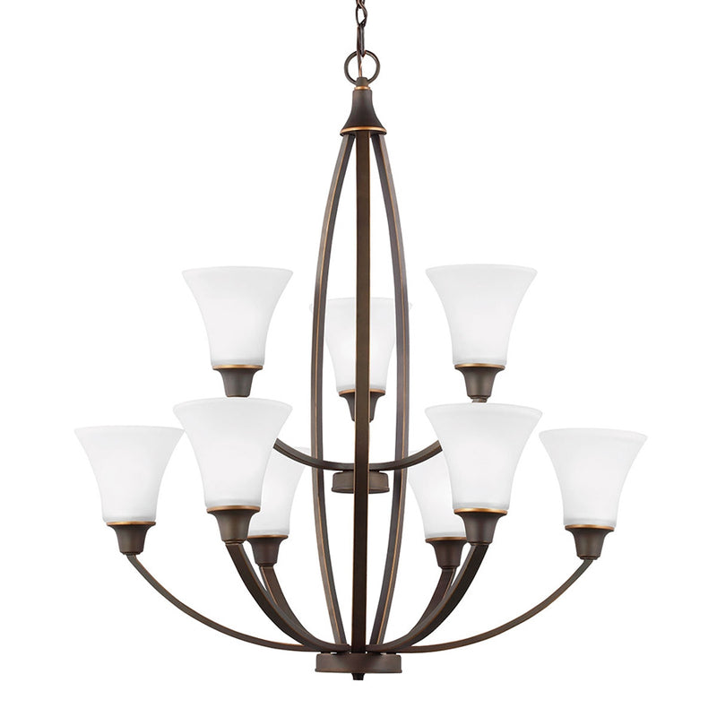 Generation 3113209 Metcalf 9-lt Chandelier