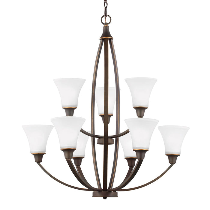 Generation 3113209 Metcalf 9-lt Chandelier