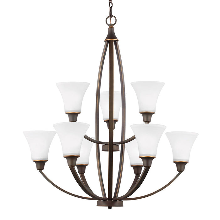 3113209 Metcalf 9-lt Chandelier