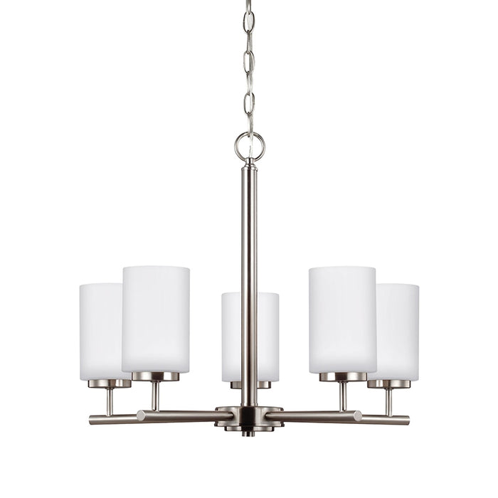 Sea Gull 31161EN3 Oslo 5-lt 24" LED Chandelier